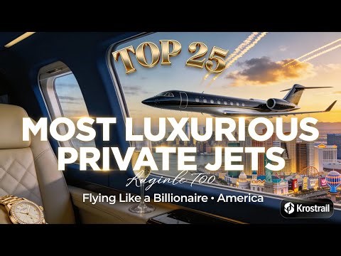 ✈️ Top 25 Most Luxurious Private Jets in America — Flying Like a Billionaire