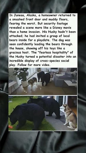 The Husky Who Invited Bears for a Date