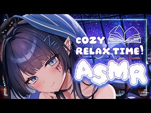【3DIO ASMR】Warm & Cozy Reading By The Fireplace 💙 A Relaxing Night Of Soft-spoken Reading ASMR