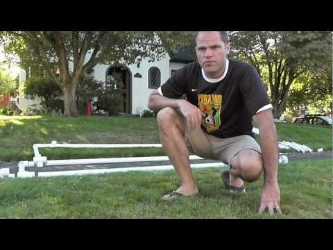How to make a 2x3 meter Futsal/soccer goal: Portable, from PVC