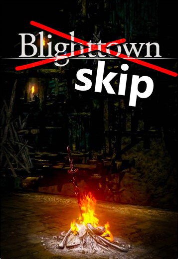 How to skip Blighttown in Dark Souls… #darksouls #darksoulsremastered #burd