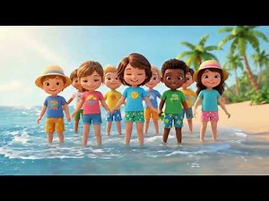 Summer Beach Party Rhymes | Kids Songs with Sand, Sea & Fun!