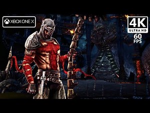 Dante's Inferno - King Minos Judge of the Damned Boss Fight (Xbox One X) Gameplay (4K ᵁᴴᴰ 60ᶠᵖˢ) #3