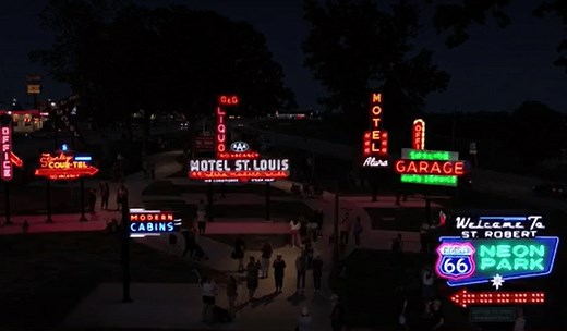 Route 66 Neon Park open in St. Robert