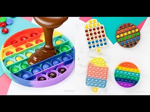 Pop It Chocolate Bars -- Viral TikTok Candy Trend - Easy Recipe!