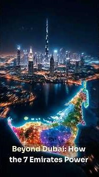 The 7 Emirates' Surprising Roles in the UAE's Economic Success #uae #emirates