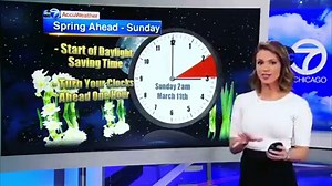 Hey you! Don’t forget. Overnight we Spring ahead! Clocks jump one hour ahead at 2am. We lose an hour of sleep but sunset is an hour later! #daylightsavingtime #springahead | Cheryl Scott ABC7