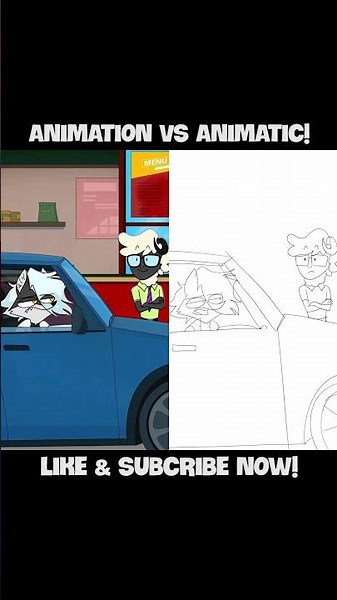 Animation vs animatic The style of Rocky Rakoon #rockyrakoon #animation #funny #memes #2d