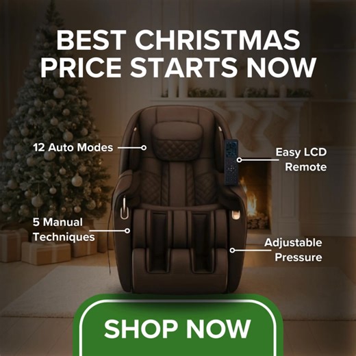 Why Spend Thousands More? The Relaxe Shiatsu Massage Chair Outperforms the Competition at a Fraction of the Cost Imagine enjoying a full-body massage that rivals those of luxury spa chairs priced in the thousands—right in your own home. The Relaxe Shiatsu Massage Chair delivers unparalleled comfort with its 53-inch SL track for complete neck-to-toe relaxation, 28 expertly positioned airbags for targeted relief across your entire body, and carbon fiber heating to melt away muscle tension. Recogni