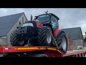 New Case Tractor Arrives On The Farm.