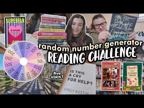 random number generator decides how many pages I read everyday for a week 🕓📖 (reading challenge)