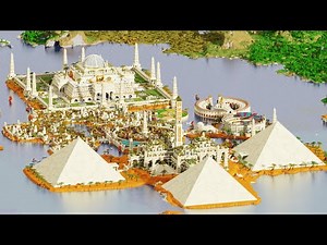 Aradir City 🌆 - A Minecraft Timelapse 4K