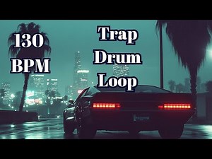 130 BPM Trap Drum Loop | Hard Trap Type Beat Drum Track