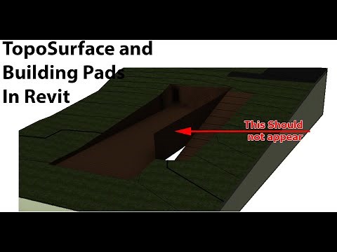 How to create Toposurface and Building Pad in REVIT