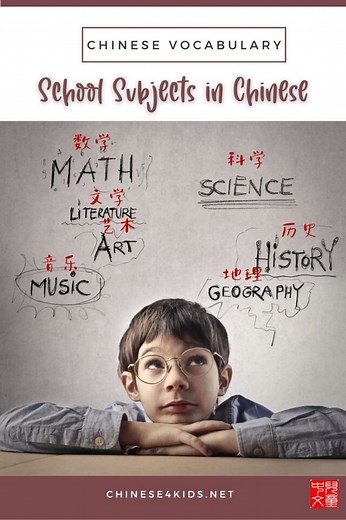 How to Say School Subjects in Chinese?
