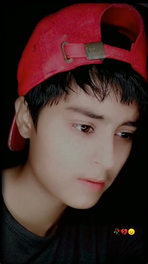 Stylish Red Baseball Cap Fashion Close-Up