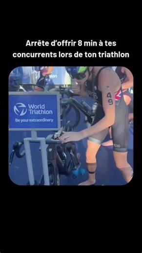 tu perds trop de temps lors de ta transition en triathlon