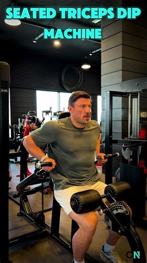 Seated Triceps Dip Machine