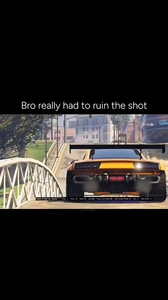 I think bro really had to ruin the shot 😂 #gta #gta6 #gtaglitch #gtaonly #memes #gtav #gta5