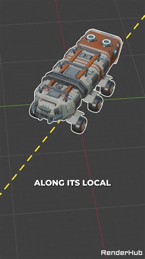 How to Move Objects Along Their Local Axes in Blender