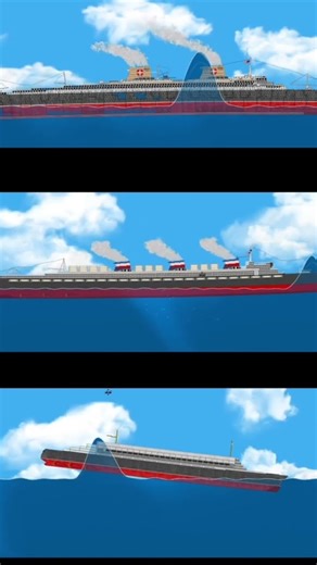 Different Ships vs Tsunami on Floating Sandbox (1) #floatingsandbox