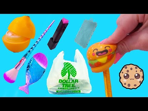 Lipstick + Makeup Brushes Beauty Finds at the Dollar Tree Store - Haul Video