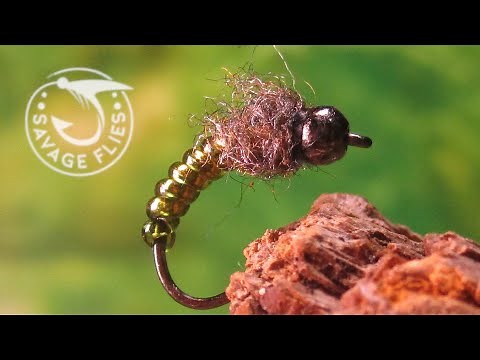 Fly Tying a Green Rockworm (Caddis Pupa Nymph Pattern)