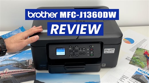 Watch My Review of the Brother Work Smart 1360 on Amazon Live
