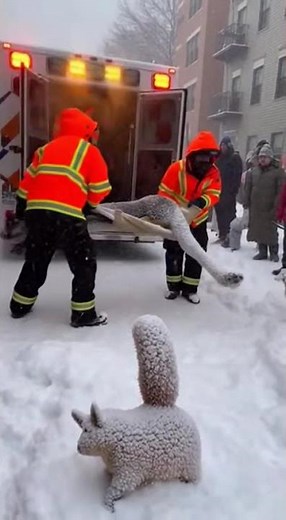 Caught on Camera: Incredible Rescue During Heavy Snowfall #Rescue #RealRescue #RescueTeam #Emergency