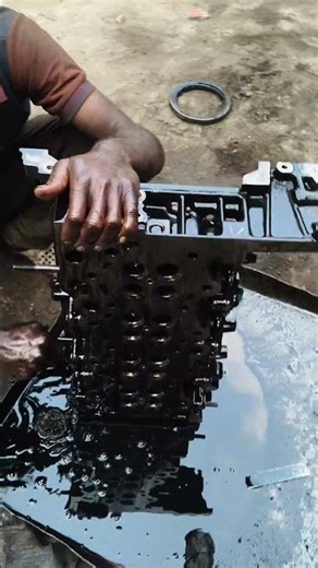 Tata Truck Cylinder Head Deep Cleaning | Carbon & Rust Removal | R.K Motor