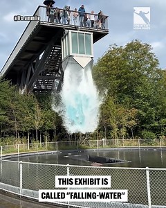 The Falling Water exhibit at the Swiss Science Center Technorama is like nothing you've ever seen! 😲 | GreatestHighlights
