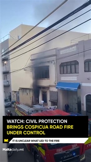 8.1K views · 33 reactions | Civil Protection and the Malta Police Force on the site of a reported fire in Cospicua road.  Read: https://maltadaily.mt/watch-civil-protection-brings-cospicua-road-fire-under-control/ #MaltaDaily | Malta Daily | Facebook