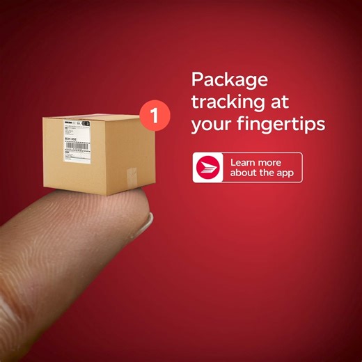 Know when your package will arrive with the app. | Canada Post | Facebook