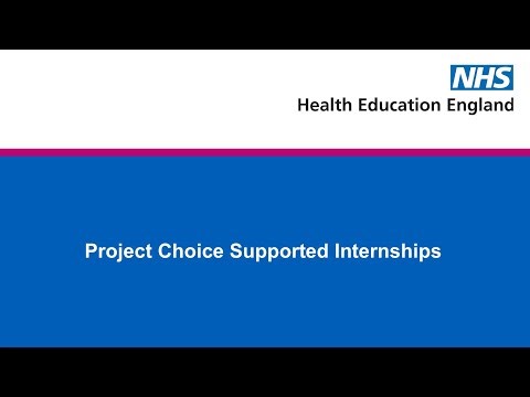 Project Choice Supported Internships