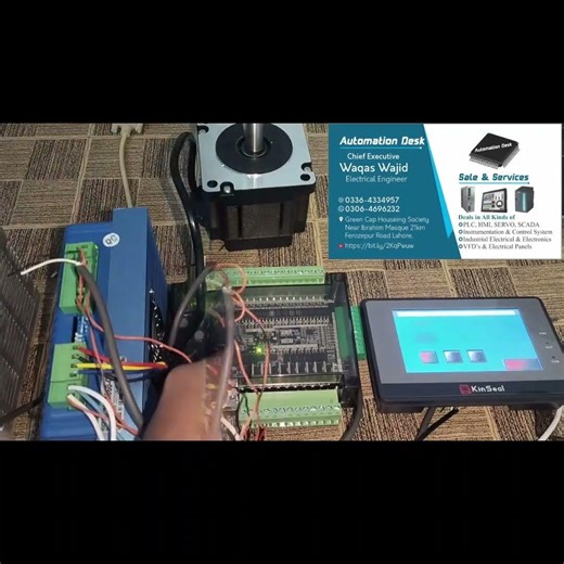 Stepper Motor Control with Mitsubishi China PLC | Motion Control Demo
