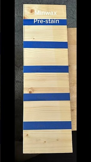 Minwax Stains on Pine wood. Early American, Red Mahogany, Weathered Oak, Gunstock, and Honey 272