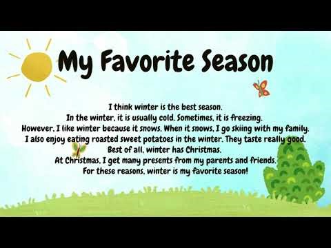 ❄️ My Favorite Season | Winter Story for Kids | Learn English with Fun Stories