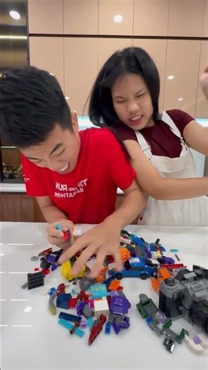 LEGO Building with Big Brother 😍😂