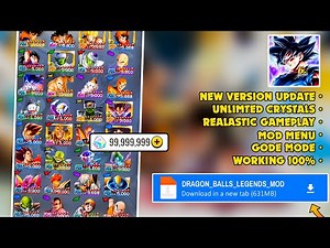 🔥 Dragon Ball Legends Mod APK v6.13.0 – All Characters Unlocked & Unlimited Crystals