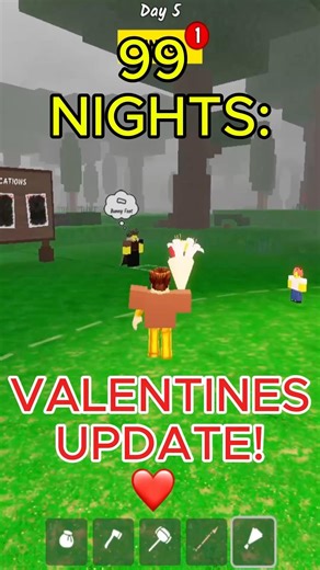 New update valentine days 99 night #roblox #newupdate #viral