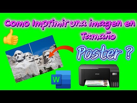 How to print an image in Poster size !!!🖨✅