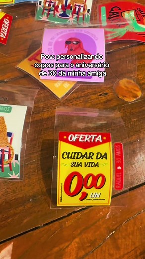 Personalizando Copos Americanos para Aniversários