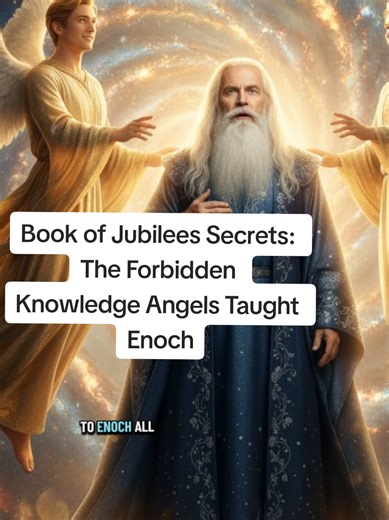Book of Jubilees Secrets: The Forbidden Knowledge Angels Taught Enoch. Discover the hidden secrets revealed in the Book of Jubilees that religious authorities tried to suppress. Learn how angels taught Enoch the art of writing and revealed all the secrets of astronomy, chronology, and the world's epochs. Explore why Hebrew was the original language of heaven spoken by all creatures, how the earth was secretly divided among Noah's sons, and the forbidden knowledge that challenged religious leader