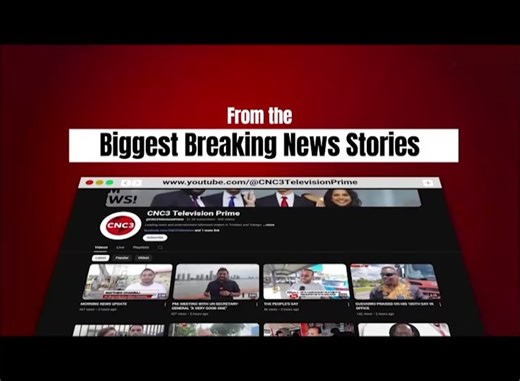 3.4K views | Subscribe to our YouTube channel for up-to-date news, live broadcasts and breaking events | CNC3 Television, Trinidad and Tobago | Facebook