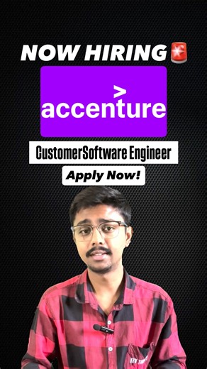 Engineering Marathi | Anurag Meshram on Instagram: "🚀 Accenture Hiring 2025 – Custom Software Engineer! Comment “link” for the registration link 🔗. Big opportunity for freshers & engineers to join Accenture, a global leader in tech & consulting! 💼✨ 📍 Company: Accenture India 💡 Role: Custom Software Engineer 🎓 Eligibility: BE/B.Tech (CS/IT/ECE or related) — 2025 passouts encouraged to apply 💻 Skills: Software development fundamentals, coding