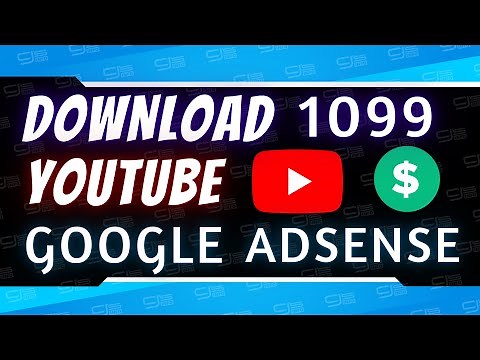 How To Download YouTube Google AdSense 1099-MISC