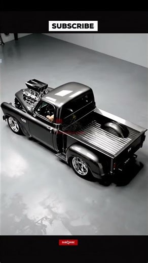 A custom drag-spec V8 truck built like a piece of artwork