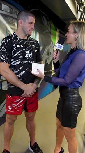 Marc-Andre Barriault reacts to his biggest win yet with Laura Sanko! [ #UFC315 | B2YB Bud Light ] | UFC