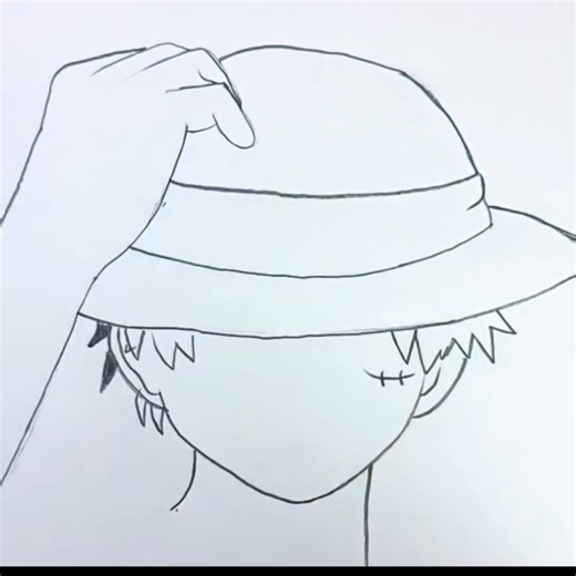 10K views · 208 reactions | how to Draw Luffy from one piece 﫣 . . . #LuffyDrawing #OnePieceDrawing #AnimeArt #HowToDrawLuffy #AnimeDrawingTutorial #OnePieceFanart #animesketch #animesketches | EZY Draw | Facebook