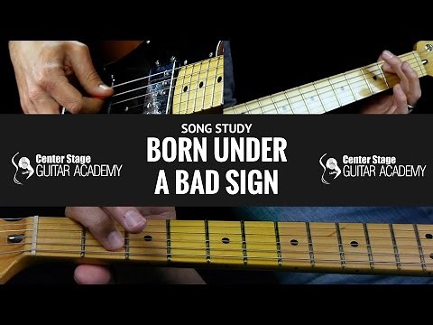 Born Under A Bad Sign Guitar Lesson | Albert King | Easy Blues